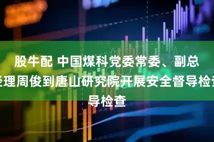 股牛配 中国煤科党委常委、副总经理周俊到唐山研究院开展安全督导检查