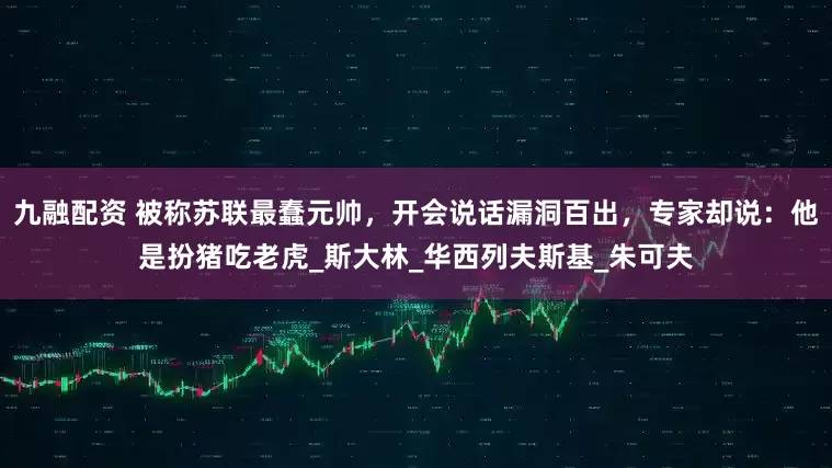 九融配资 被称苏联最蠢元帅，开会说话漏洞百出，专家却说：他是扮猪吃老虎_斯大林_华西列夫斯基_朱可夫